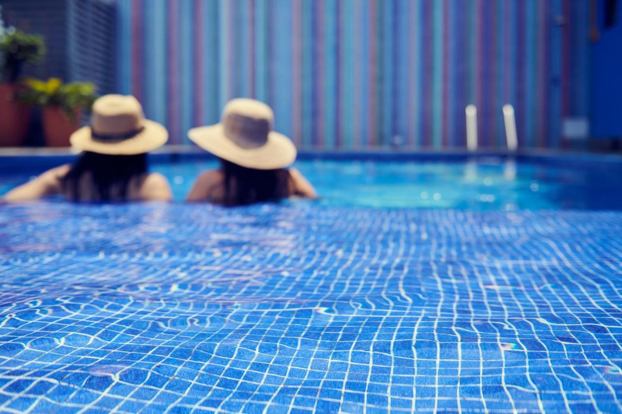 Hotel Luxury Patio Azul (Adults Only) Puerto Vallarta Exterior foto Swimming pool